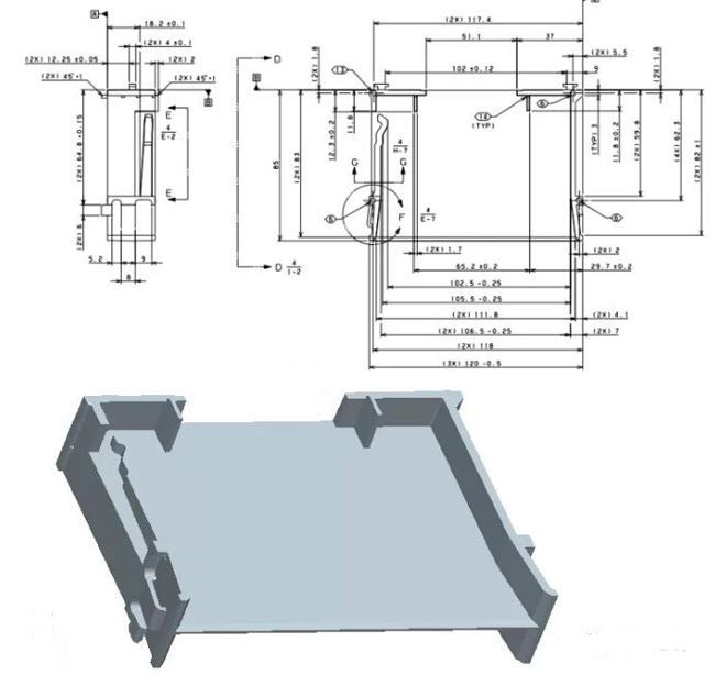 Design essentials of injection mould for honeycomb drawer