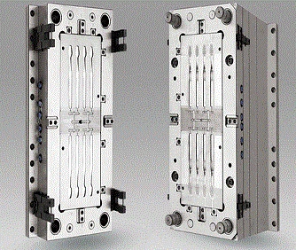 歯ブラシハンドルインジェクションモールドデザイン