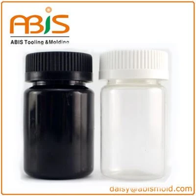 Black Color Medicine Bottles PET 75ml With Childproof Cap Black Color Medicine Bottles PET 75ml With Childproof Cap